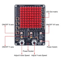 Kit électronique LED DIY CHA-81 DC4.5-9V, projecteur de suivi LED pour jeu, projet de soudure, pratique, alimentation USB/batterie
