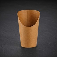 Gobelets à frites en papier personnalisés en forme de cône jetables