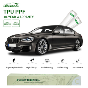 HIGHCOOL Custom Transparent Car Paint Protection Film TPU PPF Roll High Gloss Anti Yellowing Self Healing Auto Film - Product Image 1