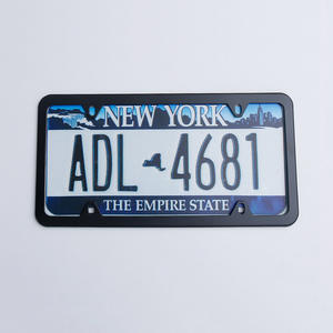 Marco <span class=keywords><strong>de</strong></span> Matrícula <span class=keywords><strong>de</strong></span> Aleación <span class=keywords><strong>de</strong></span> Aluminio, Soporte <span class=keywords><strong>de</strong></span> Placa <span class=keywords><strong>de</strong></span> Matrícula <span class=keywords><strong>de</strong></span> Vehículo <span class=keywords><strong>de</strong></span> Estilo Americano, Ajuste Universal para Placas <span class=keywords><strong>de</strong></span> Matrícula Estándar - Product Image 5