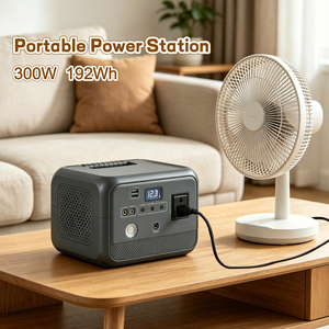 Stazione di Alimentazione Portatile 300W 192Wh con Batteria LiFePO4, Generatore Solare a Onda Sinusoidale Pura, Power Bank per Emergenze Domestiche - Product Image 4