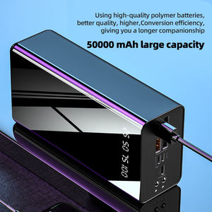 Venta caliente de gran capacidad <span class=keywords><strong>portátil</strong></span> cuatro USB Power Bank 30000mAh <span class=keywords><strong>40000mAh</strong></span> <span class=keywords><strong>batería</strong></span> de polímero 50000mAh cargador de teléfono con luz LED - Product Image 6