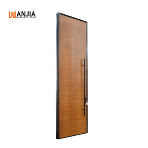 Portes <span class=keywords><strong>d</strong></span>'<span class=keywords><strong>entrée</strong></span> pivotantes en bois massif de teck et de chêne de haute qualité WANJIA, portes <span class=keywords><strong>d</strong></span>'<span class=keywords><strong>entrée</strong></span> extérieures - Product Image 1