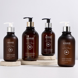 Bouteille pompe givrée Minnie 500 ml pour savon liquide et shampoing, flacon de lotion pour animaux de compagnie haut de gamme, flacon vide au design attrayant - Product Image 5
