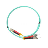 OM3 50/125 LSZH Turquoise ST/UPC LC/UPC Cordon de raccordement fibre optique multimode Jarretiere Optique pour réseaux WiFi POE 3G GSM
