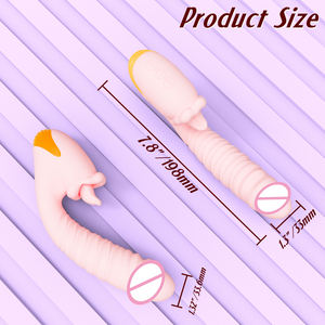 Yetişkin oyuncaklar G Spot klitoral yalama vibratör, su geçirmez şarj edilebilir yetişkin seks oyuncakları, çift için silikon klitoral stimülatör - Product Image 5