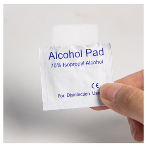 Toallitas de Preparación con <span class=keywords><strong>Alcohol</strong></span> Isopropílico al 70%, Estériles, No Tejidas, para Uso Médico, 65x30mm, Certificación CE, de Un Solo Uso - Product Image 5