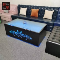 Linhao Table Cube lumineuse pour Bar, salon, Club, Table basse