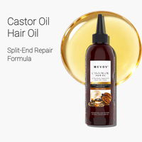 Aceite para el cabello de ricino de etiqueta privada con Aceite hidratante para el crecimiento del cabello suave y suave