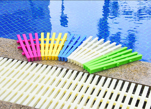 Hồ bơi thiết bị mạnh mẽ ABS /PP vật liệu nhựa hồ bơi cống lưới hồ bơi máng xối tràn lưới - Product Image 4