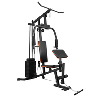 Station de musculation multifonctionnelle pour la maison, machine d'entraînement complet du corps, équipement de musculation avec poids