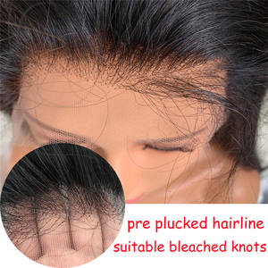 Fermeture en cheveux humains brésiliens HD, fermeture en dentelle suisse économique 4*4, fermeture frontale 13*4, cheveux raides couleur naturelle, cuticules alignées - Product Image 5