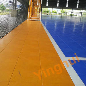 Carreaux de basket-ball intérieur de qualité supérieure en PP Revêtement de sol Installation facile et durable en polypropylène Sports de surface durables - Product Image 4