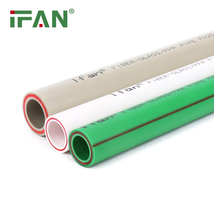 IFAN tubo PPR in fibra di vetro PN20 PN25 di alta qualità tubo PPR verde da 20Mm tubo dell'acqua PPR