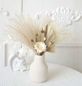 Bouquet d'herbe de pampa pour décorations de maison de mariage chaque Love80pcs Phragmites naturels fleurs séchées sac Opp nouvel an chinois - Product Image 6