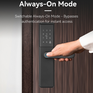 Nhà Máy Giá Qleung S851 Kỹ Thuật Số Tuya Tetlock Ứng Dụng Điều Khiển Ổ Khóa BLE Vân Tay Thẻ Mã Wifi Thông Minh Cửa Khóa - Product Image 2