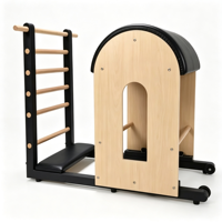 Appareil de Pilates professionnel Wood Ladder Barrel pour l'étirement du tronc, la correction de la colonne vertébrale et l'entraînement en studio de fitness