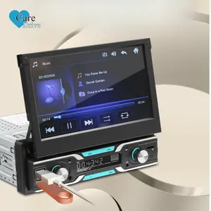 CareDrive 2023 7 인치 개폐식 와이파이 블루투스 GPS Mp5 플레이어 자동차 미러 링크 듀얼 USB 포트 범용 애드로이드 자동차 라디오