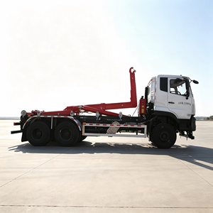 รถบรรทุกติดเครนยกขยะตงเฟิง เทียนหลง 6x4 รถบรรทุกติดตั้งถังขยะเคลื่อนที่ - Product Image 4