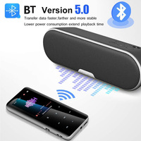 Lecteur MP3 Hifi avec boutons BluetoothTouch Lecteur de musique multifonction numérique haute résolution pour enfant étudiant