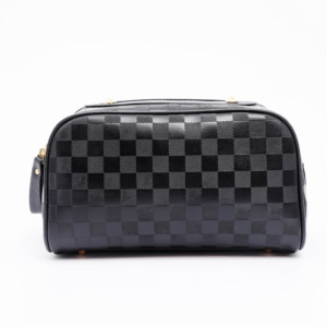 Mode <span class=keywords><strong>cuir</strong></span> portable femmes maquillage sac grande capacité fermeture éclair personnalisé maquillage sac de rangement avec <span class=keywords><strong>pochette</strong></span> dame voyage sacs à cosmétiques - Product Image 2