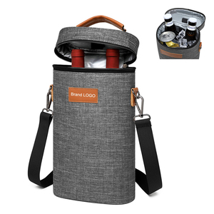 Tùy Chỉnh Sang Trọng Xách Tay Rượu Vang Tote Thời Trang Cách Điện Leakproof Rượu Vang Túi Lạnh Cho Rượu Vang Đỏ Chai Để Mang Cho Phụ Nữ - Product Image 6