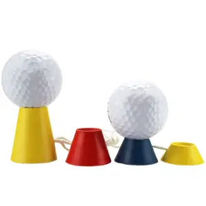 Conjunto de 4 tamanhos de borracha para treino de bola de campo, camisetas de golfe de inverno, acessório de golfe