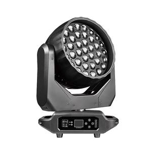37 Lampu LED Zoom 15W Moving Head Wash Stage Light untuk Teater Beam untuk Taman Hiburan Kontrol DMX - Product Image 5