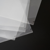 Zosi — dossier de fichiers transparents, logo personnalisé imprimé, résistant, en plastique, PVC, PP, forme L