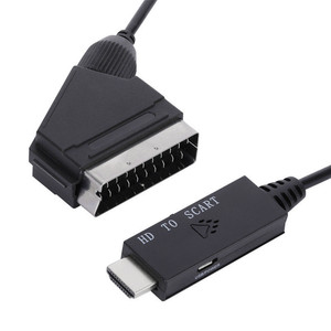 Câble <span class=keywords><strong>Convertisseur</strong></span> <span class=keywords><strong>HDMI</strong></span> vers Scart Mâle-Mâle Audio Vidéo - Vente Flash - Product Image 3