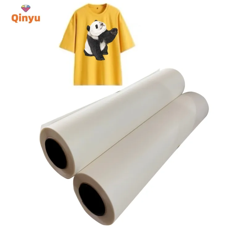 custom heat press screens printing water clear heat transfer waterproof transparent a4/roll film