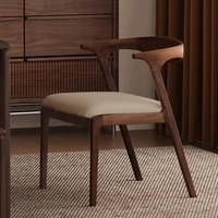 Chaises de salle à manger en bois massif VL Nordic pour restaurant, chaises minimalistes italiennes en bois pour cafés, chaises avec dossier