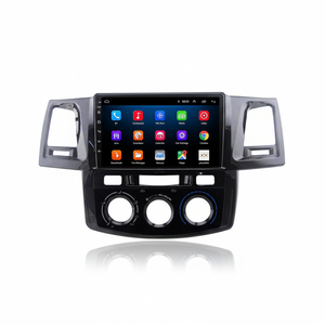 Radio Estéreo para Auto con Pantalla de 9 Pulgadas, 2 DIN, 4 Núcleos, GPS, Amplificador, Carplay, Android Auto para Toyota Hilux <span class=keywords><strong>Vigo</strong></span> Fortuner 2007-2014 - Product Image 1
