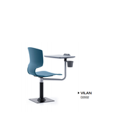 Chaise de formation multi-personnes, chaise économique, prix de gros, chaise d'étude d'école en plastique pour salle à manger scolaire, salle de réunion