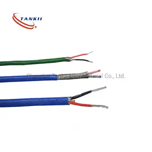 Tankii đặc biệt bán buôn 2*7/0.2mm k loại cặp nhiệt điện Cáp KX/ KCA trong cách nhiệt pfa