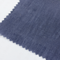 Vente directe usine Tissu tissé 50% chanvre 50% lin biologique lavé uni 124 GSM Poids moyen Respirant Antibactérien pour l'habillement