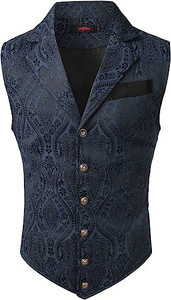 Liu Ming hommes décontracté formel gilets 2025 Vintage mode tendances respirant <span class=keywords><strong>sans</strong></span> manches col en v gilet <span class=keywords><strong>Blazer</strong></span> pour l'automne porter - Product Image 3