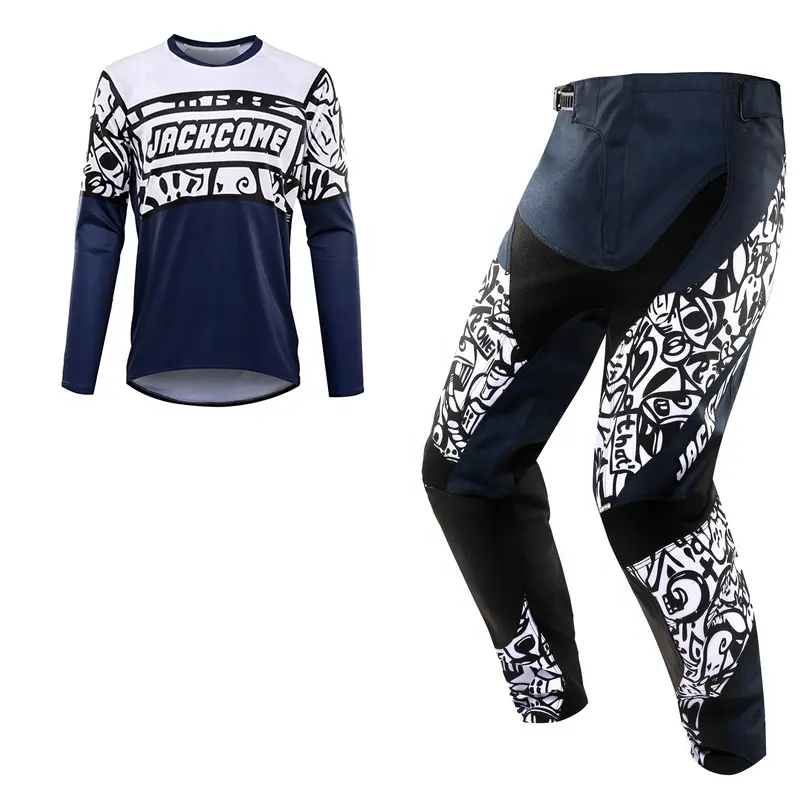 Tùy Chỉnh Thực Hiện MX Jersey Và Quần Off-Road Motocross Jersey Quần Của Người Đàn Ông Đi Xe Đạp Bánh Răng Với Thoáng Khí Thoải Mái