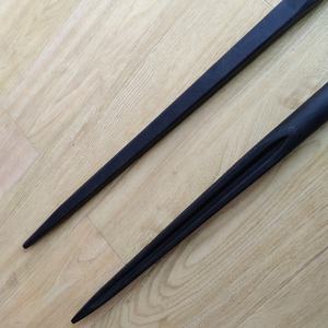 Tractor cargador frontal diente recto 1000mm 1100mm 1400mm repuesto agrícola paca <span class=keywords><strong>de</strong></span> heno lanza rastrillo <span class=keywords><strong>de</strong></span> heno - Product Image 3