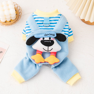 Pakaian Anjing Kucing Model Sailor Terbaru, Kostum Berdiri, Hoodie Mantel Semua Musim, Pakaian Hewan Peliharaan Desainer - Product Image 3