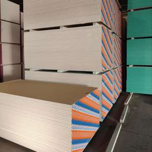 Placa de Yeso Laminado para Techo BA13 Blanca, Ignífuga e Hidrófuga, Panel de Yeso para Tabiquería Seca de 9-16mm - Product Image 1