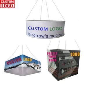 Letrero Colgante de Tubo de Aluminio con Tela Tensada para Techo, Banner para Ferias Comerciales, Exhibiciones, Publicidad, Soporte para Banner con Bolsa - Product Image 1