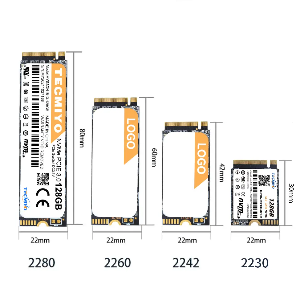 في المخزون M.2 Nvme ssd 1 تيرا بايت 128gb 256gb 512gb Ssd M2 Nvme الحالة الصلبة ssd محركات لأجهزة الكمبيوتر المحمول