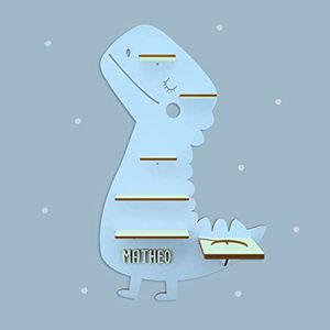 Estante para niños "<span class=keywords><strong>Dino</strong></span>" Adecuado para Toniebox y Aprox. 18 Figuras Tonie-Estante de Pared para Caja de Música Infantil Personalizado Wi - Product Image 3