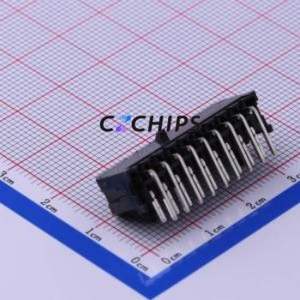 C3030WR-F-2X09P Wire-to-Board Pin Header Bent Lead Through Hole,P=3mm Connector 2x9P 3mm Right Angle Insert 18P - Product Image 2