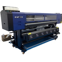 Impresora Textil de Gran Formato y Alta Resolución, Impresora de Sublimación de Tinta de 1.8m con 4 Cabezales