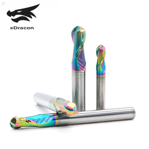 Заводская Высококачественная фреза XDRACON 2-flute 55hrc с шариковым носом, фреза для режущих инструментов с ЧПУ - Product Image 6