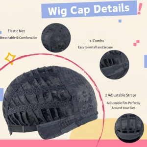 Peluca Larga en Capas con Flequillo para <span class=keywords><strong>Mujer</strong></span>, Resistente al Calor, Sintética, Ideal para Uso Diario y Fiestas - Product Image 4