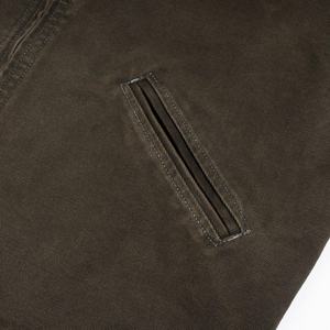 Veste bomber surdimensionnée brodée d'hiver personnalisée par le fabricant, vêtements de travail pour hommes, fermeture éclair, adaptée à la tendance décontractée Y2K - Product Image 6