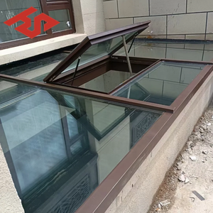 Электрический автоматический складной алюминиевый люк на крышу, складное металлическое стеклянное покрытие для крыши, люк для дома - Product Image 1